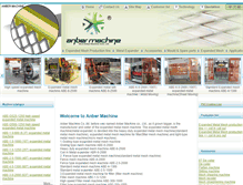 Tablet Screenshot of expanded-mesh-machine.com